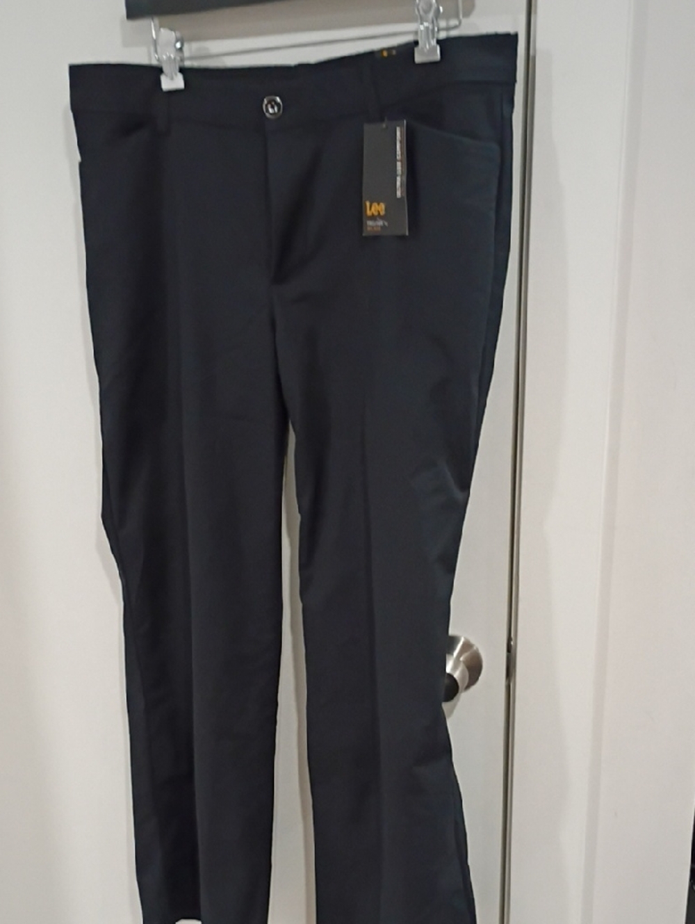 Lee Women's Black Straight-Leg Dress Pants